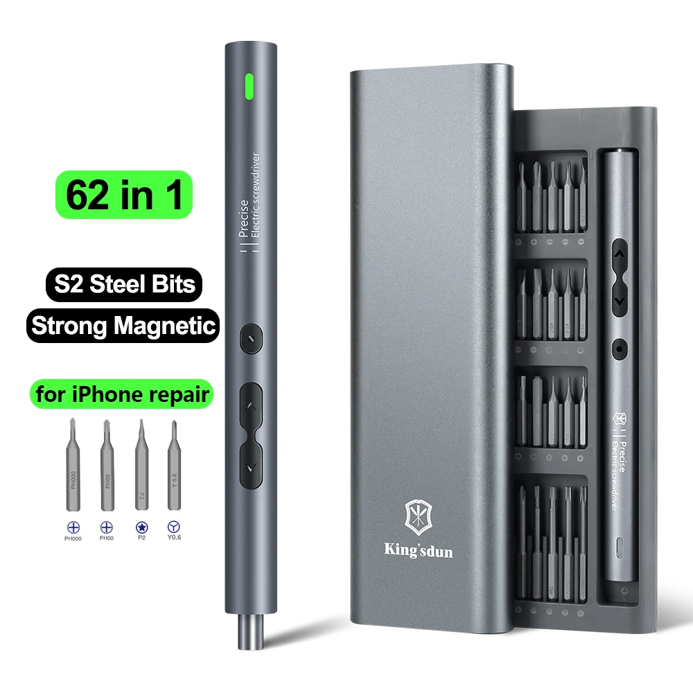 Xiaomi Power Tools - 62/6 in1 Precisie Elektrische Schroevendraaier Set