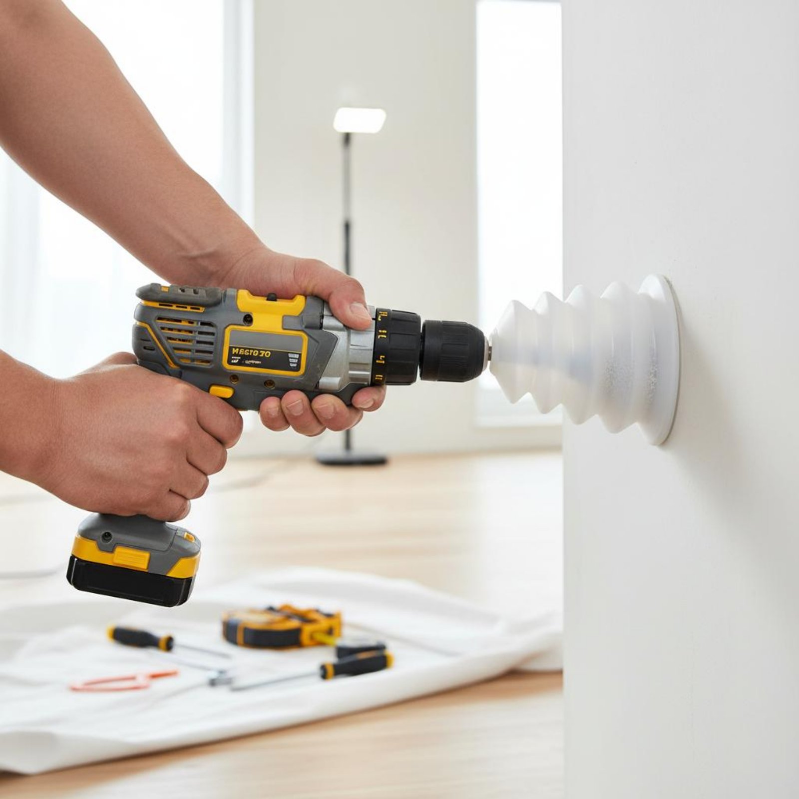 Power Tools Hammer - Boorstofopvangbak Eenvoudig te installeren Stofkap voor