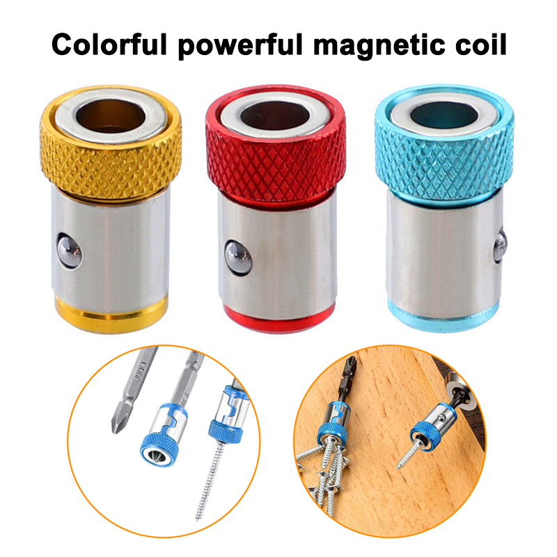 Power Tools Yellow Color - Universele 1/4 inch magnetische schroevendraaierkop bithouder