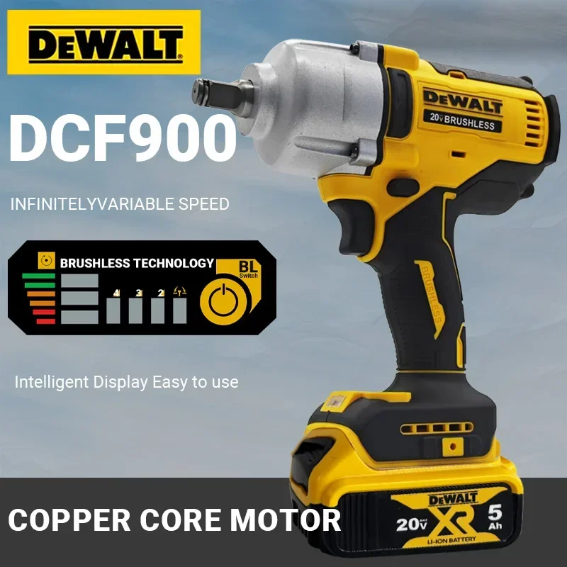 Dewalt Power Tools Xr - Draadloze borstelloze zware impactschroevendraaier DEWALT DCF900