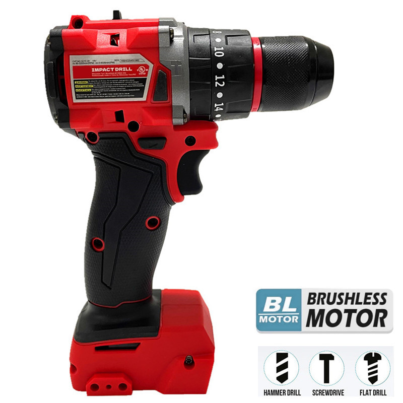 Power Tools Hammer - Voor Milwaukee 18V/20V Accu-slagboormachine, borstelloze elektrische