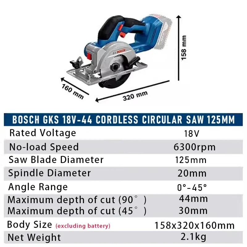 Bosch Accu Cirkelzaag GKS18V-4 - Power Tools Wood recensie en prijs