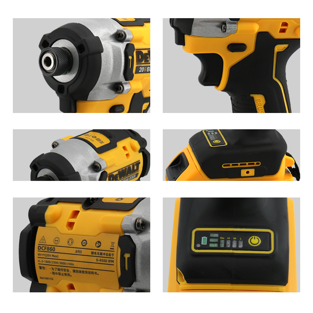 Dewalt DCF860 draadloze borste - Dewalt Power Tools Xr recensie en prijs