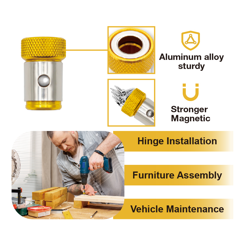 Universele 1/4 inch magnetisch - Power Tools Yellow Color recensie en prijs