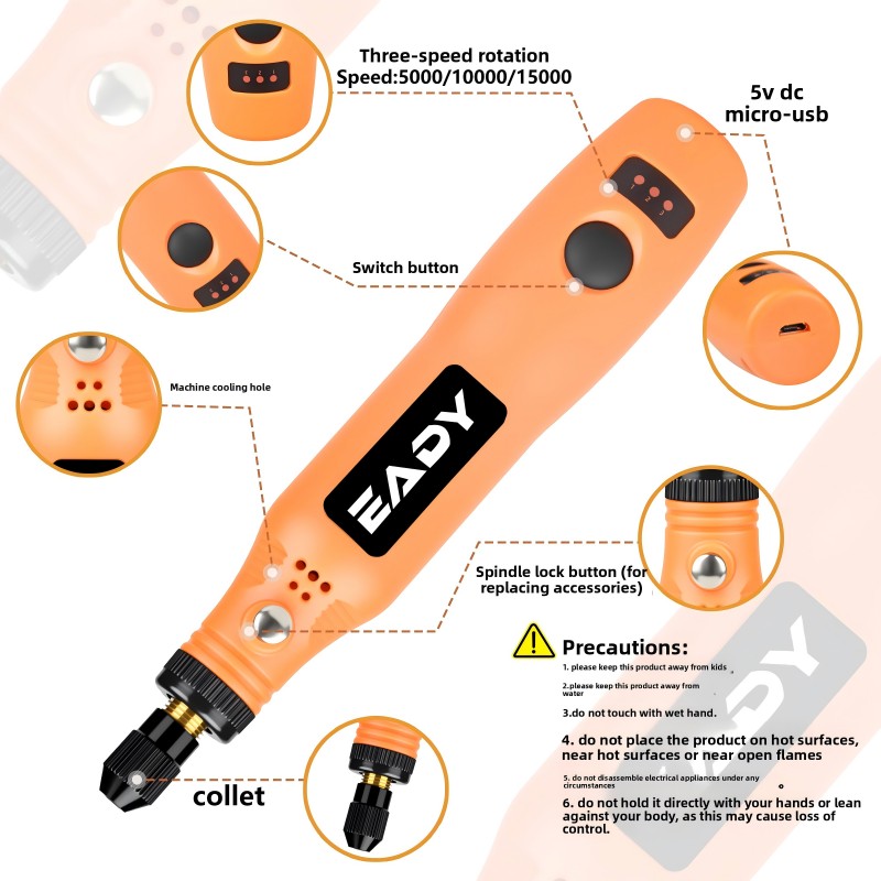 USB draadloze roterende gereed - Power Tools Wood recensie en prijs