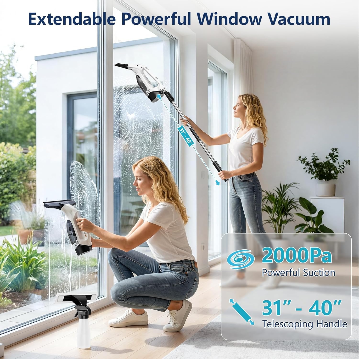 2000Pa Handheld Raamvacuümwiss - Power Tools Set recensie en prijs