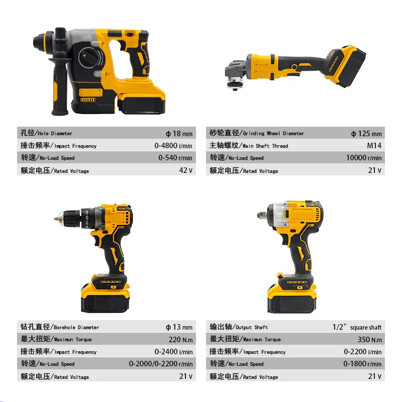 Gele Kleur 18V 26MM Slagmoersl - Power Tools Yellow Color recensie en prijs
