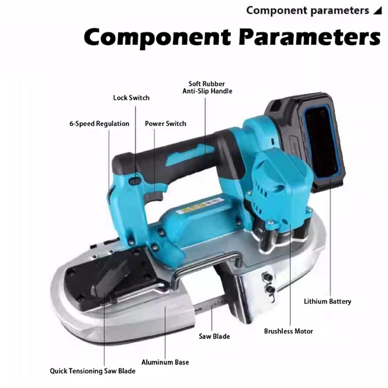 490W Draagbare Borstelloze Ban - Power Tools Wood recensie en prijs
