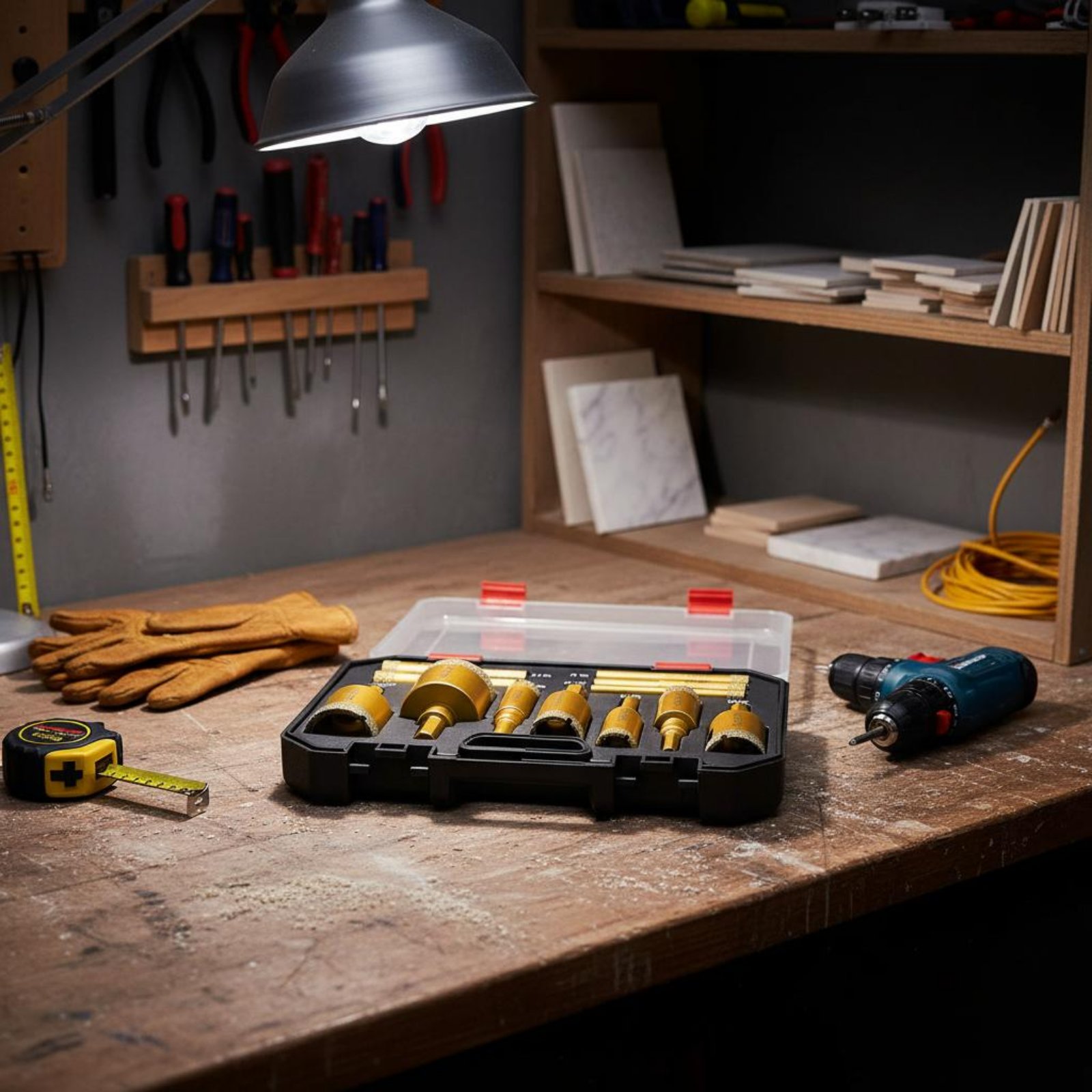 12-delige set gebrande kristal - Power Tools Set recensie en prijs