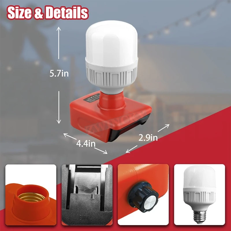 Draagbare werklamp geschikt vo - Power Xchange Tools recensie en prijs
