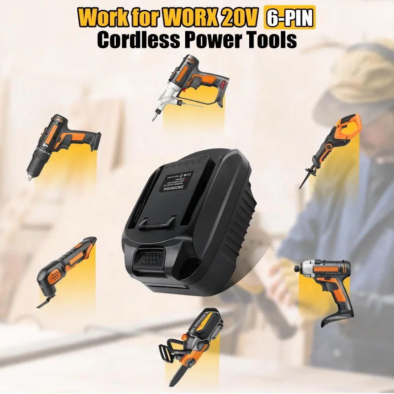 DM20WORX6 Batterij Adapter voo - Dewalt Power Tools Xr recensie en prijs